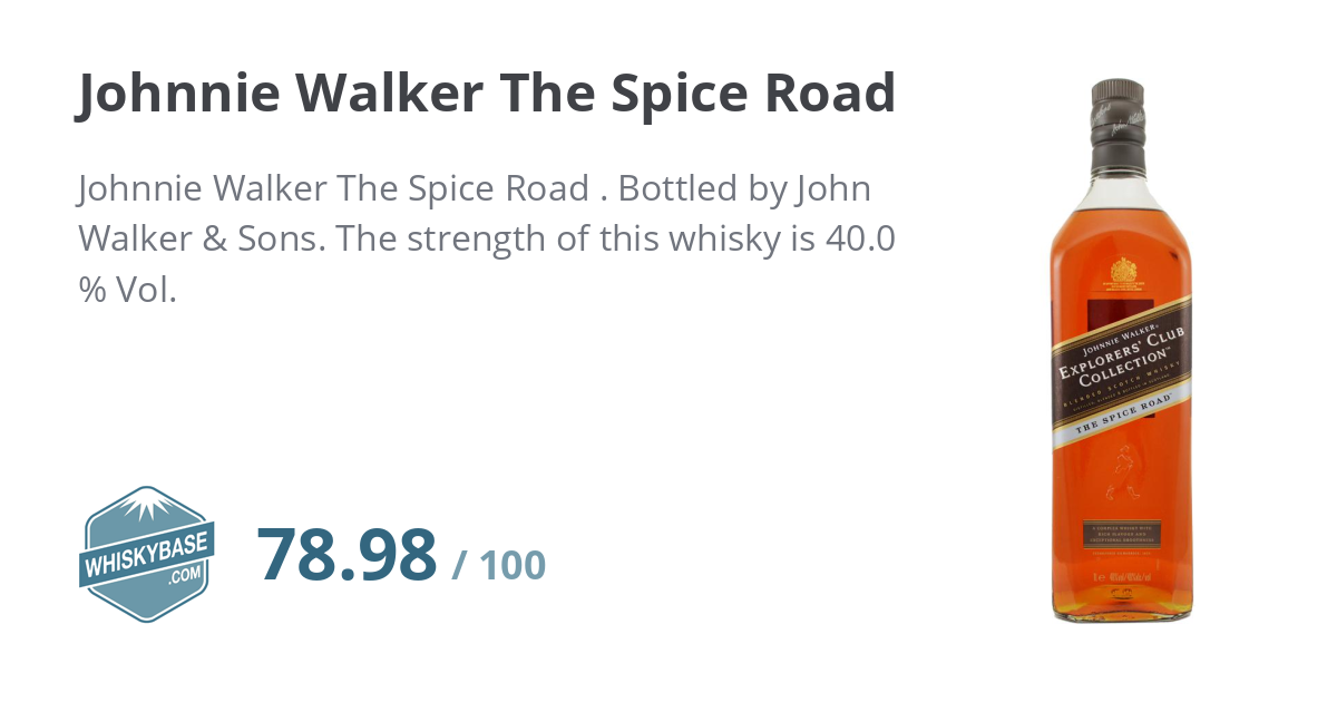 johnnie walker the spice road review