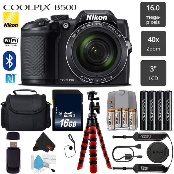 nikon coolpix b500 digital camera black review