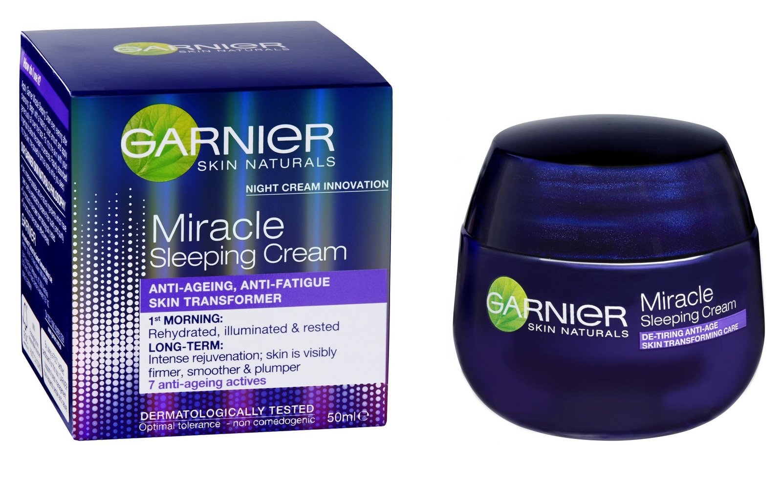 garnier skinactive miracle anti fatigue sleeping cream review