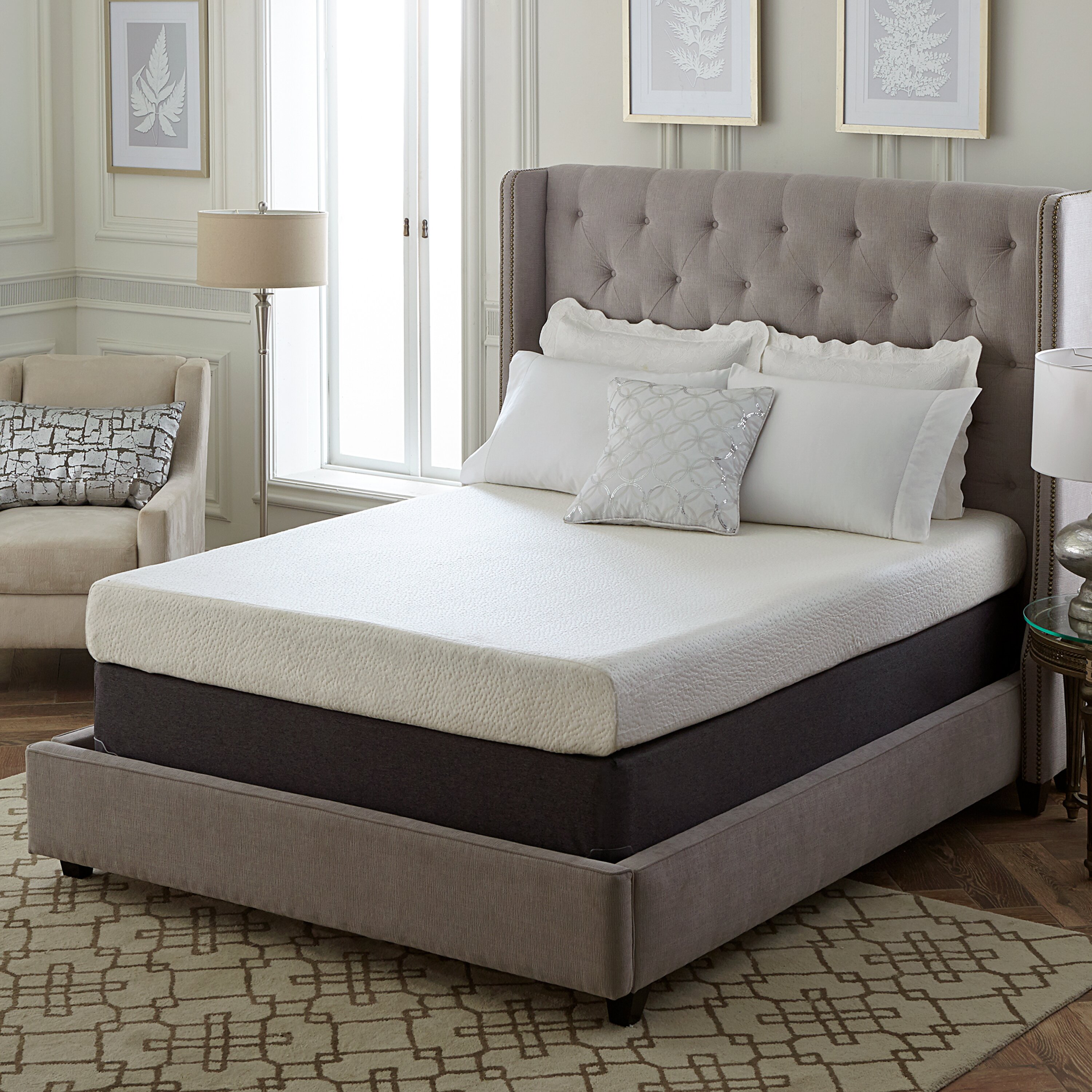 classic brands memory foam mattress reviews