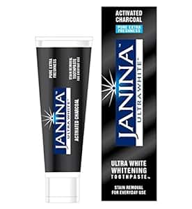 janina activated charcoal toothpaste review