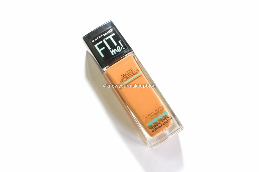 maybelline fit me foundation toffee caramel review