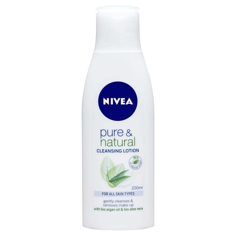 nivea pure and natural cleansing lotion review